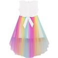 thumbnail image 2 of Girls Dress Sequin Mesh Party Wedding Princess Tulle 10 Years, 2 of 4