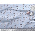 thumbnail image 3 of Soimoi Blue Silk Fabric Print Fabric by the Yard 44 Inch Wide, 3 of 3