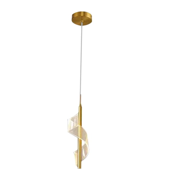GROWTH TANK Hanging Lamp Home Chandelier LED Pendant Lights Spiral Ceiling Light Fixture for Warm Light Aureate