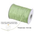 thumbnail image 3 of Unique Bargains Beading Thread Bracelet Weave Bead Craft Cord 1mm 159M/Roll (173-Yards) Decorative String, Light Green, 3 of 7