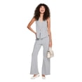 thumbnail image 2 of George Women's Ribbed High Waist Wide Leg Pant, 2 of 6