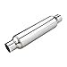 thumbnail image 3 of Universal Muffler 25 Inlet Outlet 19 Overall Length Straight Through Design Stainless Steel Resonator, 3 of 4