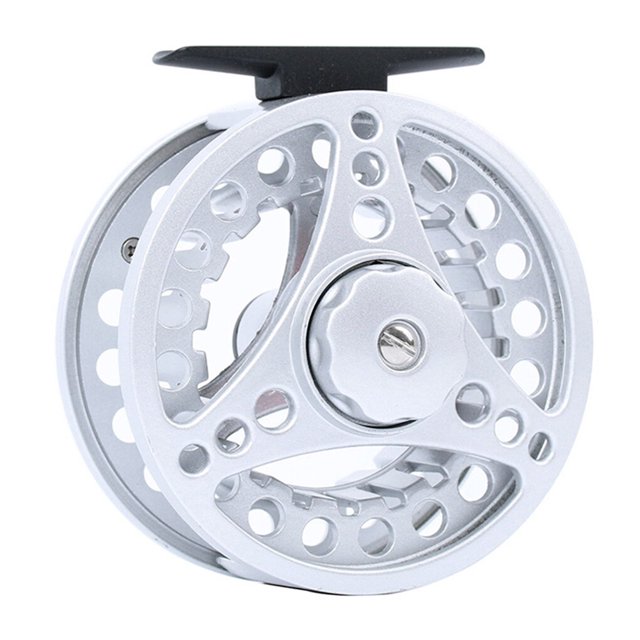 Fly Fishing Reel Aluminum Hand-changed Portable Spinning Accessory Portable Aluminum Wheel Fish Tackle Saltwater Lake Reels Professional Learner Type 1