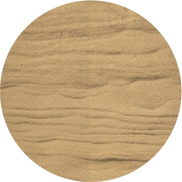 Ahgly Company Tapis d'Intérieur Ronds Transitionnels Orange Lavables à la Machine, 8 Pieds Rond