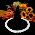 thumbnail image 1 of Wizard Couvre-chef à Grand Bord, Haut Pointu pour, 35 cm Noir, 1 of 4