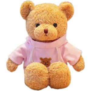 Teddy Bear Stuffed Animal Cute Teddy Bears Plush Toy 11.8 inch for Girls Boys Christmas Valentine's Day (Pink Bear)