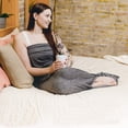 thumbnail image 4 of HISRFO Rabais Sleep Pod la Couverture Portable Originale Rafraîchissante Lavable à la Machine + Alternative à la Couverture Pondérée Vue sur Shark Tank pour Hommes, Femmes et Ados, Gris, Moyen (16 Pouces*60 Pouces), 4 of 5