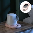 thumbnail image 3 of Baohd Electric Mug Warmer Desktop Beverage Auto Pad Off Heating Shut Cup Drinking Pink, 3 of 4