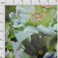 thumbnail image 3 of oneOone Georgette Viscose Light Green Fabric Floral Craft Projects Decor Fabric Printed By The Yard 42 Inch Wide, 3 of 4