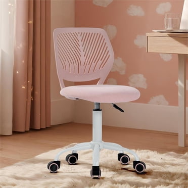 Chaise de bureau ergonomique pour enfant Homy Casa avec roulettes pivotantes et réglables en hauteur, structure robuste