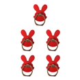 thumbnail image 2 of braveheart Cute Rabbit Aluminum Alloy Phone Stand Tablets Hand Grip Kickstand Mount Holder Red 5Set, 2 of 6