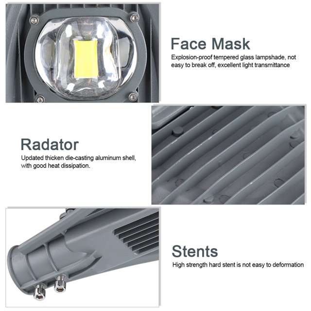 30W Aluminum LED Road Street Light, Countryside Road LED Street Light, Park For Street Yard LED Road Street Light