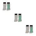 thumbnail image 4 of maskred Prevent Foot Injuries On Any Adventure With 5 Toe Cut Resistant Socks Grey Is Gray green Black bin 3Set, 4 of 6