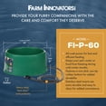 thumbnail image 3 of Farm Innovators Bol Chauffant Électrique pour Animaux 1,5 Gallon, 60W, Vert, 3 of 9