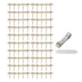 thumbnail image 2 of 100Pcs  Tacks Furniture Decorative Nails Carbon Steel with Cloth Ruler 60inch / 150CM, Armrest for Wooden Crafts, Sofas, Beds, 2 of 7
