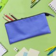 thumbnail image 3 of Pen + Gear 3 Pocket Pencil Pouch in Blue Polyester with Black Zips, 3 of 4