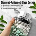 thumbnail image 3 of Foaming Hand Soap Dispenser, Bathroom Soap Dispenser or Lotion Dispenser for Kitchen, Refillable Clear Glass Dispenser, 3 of 5