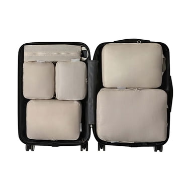 TopLLC Ensemble de Six Pièces de Voyage Compressé avec Sac de Rangement Grande Capacité, Vêtements, Sac de Rangement pour la Maison, Sac de Rangement pour Bagages