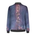 thumbnail image 4 of XZNGL Womens Casual Fashion Printed Pocket Zippered Top Coat, 4 of 5