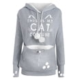 thumbnail image 1 of Blouse de Maternité - Chandail à Capuchon d'Automne et d'Hiver au Design Confortable et Stylé pour Toutes les Occasions, Poche Spacieuse pour une Utilisation Pratique et Polyvalente, 1 of 3