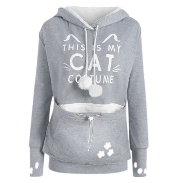 Blouse de Maternité - Chandail à Capuchon d'Automne et d'Hiver au Design Confortable et Stylé pour Toutes les Occasions, Poche Spacieuse pour une Utilisation Pratique et Polyvalente