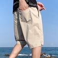 thumbnail image 4 of EOYWHK Workout Shorts Men 2025 Light Weight Athletic Shorts Summer Flat-Front Drawstring Elastic Waist Shorts Going Out, 4 of 4
