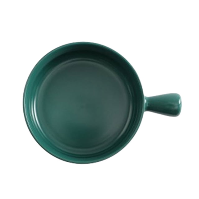 maskred Enjoy Soup In Style With Cute Porcelain Bowls Suitable For All Occasions Lightweight And Portable Blackish green