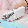 thumbnail image 2 of Portable Manual Sewing Machine Handheld Rope-free Electric Quick Build DIY Apparel Supplies Arts Crafts Home Garden Embroidery, 2 of 5