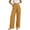 Yellow, variant on JYnXIANTI Women's Pants Casual Summer High Waist Pants with Pockets Ladies Basic Classic Trousers Beach Vacation Clothes