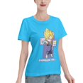 thumbnail image 2 of Women's Basic Short Sleeve T-Shirt Super Saiyan, 2 of 6