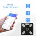 thumbnail image 4 of EASTINSolar-Powered Smart Bathroom Scale with Bluetooth - Glass Body Composition Monitor  LED Display  and Customized App for Weight and Fitness Tracking Pink, 4 of 9