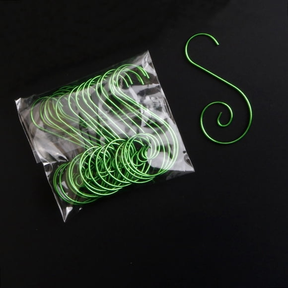 20 PCS Ornament Hooks - Hook Decorating Metal Wire Hangers For Deco