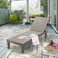 thumbnail image 4 of Topbuy 2 PCS Patio Lounge Chair Chaise Recliner Adjustable Backrest Outdoor&Indoor Brown, 4 of 10