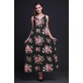 thumbnail image 2 of Bimba Robe Longue Décontractée pour Femme en Rayonne à Bretelles Spaghetti, Maxi d'Été, Robe Soleil - Moyen, 2 of 5