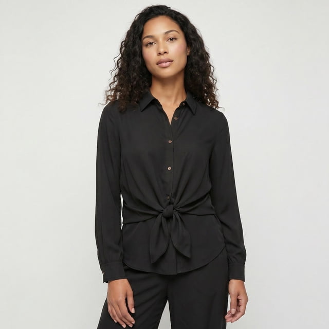 Devoted Blouse à boutons noués, tailles TP à TG