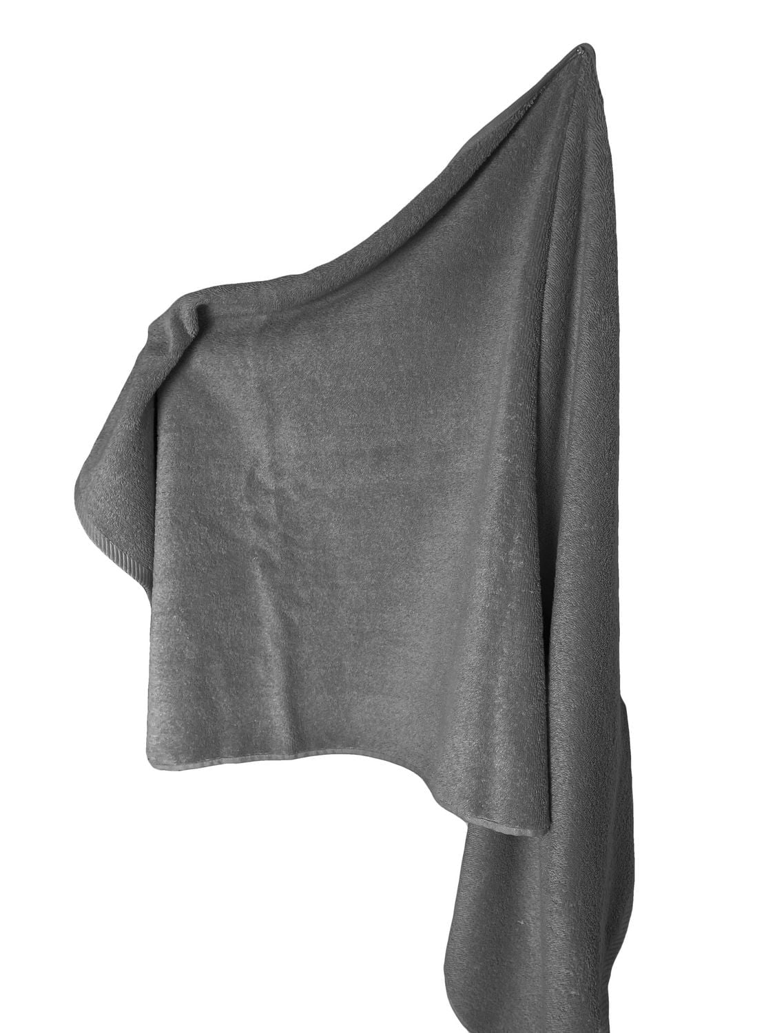 Swift Home 100% Cotton Bath Towel, Luxuriously Soft, Highly Absorbent, Quick Dry, 1 PC, Grey