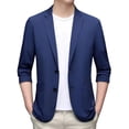 thumbnail image 1 of Kcodviy Spring Summer Men's Lightweight Prom Jackets for Men Summer Suit Jacket Casual Man Suit for Wedding Stretch Slim Fit Button Suite for Men Sport Coats, 1 of 4