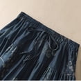 thumbnail image 4 of Pisexur Jupe Cheville Femme Jupe Imprimée en Coton et Lin Style MIDI Jupe à Cordon Jupe Femme, 4 of 6
