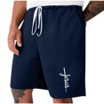 thumbnail image 1 of Diufon Men's Athletic Shorts Drawstring Waisted Outdoor Sport Shorts Spring Summer Hiking Shorts with Pockets, 1 of 4