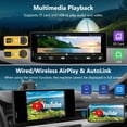 thumbnail image 2 of Carpuride 10.26" Wireless Car Stereo for Apple Carplay  Android Auto, Touchscreen Portable Car Audio, 2 of 9