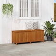 thumbnail image 1 of vidaXL Garden Storage Box 150x50x58 cm Solid Acacia Wood, 1 of 7
