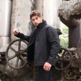 thumbnail image 1 of LSLJS Men's Warm Fleece Skin Soft Outdoor Jacket Camouflage( Black, XL), 1 of 9