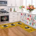 thumbnail image 2 of Binwennn Fuzzy Blanket Sweater Flags of The World Blanket Spring Summer Kitchen Carpet (2 Pieces) Kitchen Carpet Washable Cushion Comfortable Kitchen Carpet Set Comfortable Kitchen Carpet, 2 of 5