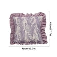 thumbnail image 3 of EGNMCR Pillows, Body Pillow, Throw Pillows, Neck Pillow Wind Bells Flower Pillow Cover Ruffled Pillow Cover Sofa Pillow Cover Living Room Cushion Cover Holiday Gift Polyester pillowcase, 3 of 6