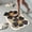 Multicolor#74286🌈, variant on Diatomite Absorbent Floor Mat | Non Slip Bathroom Door Mat | Quick Dry Microfiber Rug for Shower, Vanity, & Pets | Multi-Use | 15.74x23.62in | Soft, Thick, Machine Washable | 1 Pack