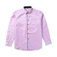 thumbnail image 3 of Fashion Men‘s Formal Long Sleeve Shirt Solid Color Button Up Business Work Dress Top, 3 of 6