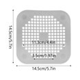 thumbnail image 3 of Oleegame 1PC Sink Drain Filter Cover Kitchen Sink Mat Filter Sink Sewer Hair Filter Screen Bathroom Silicone Hair Anti Blocking Floor Drain Cover White, 3 of 9