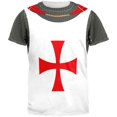 thumbnail image 1 of T-Shirt pour Adulte à Imprimé Intégral de Costume de Templier des Chevaliers, 1 of 1