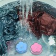 thumbnail image 4 of Oleegame 2PC Laundry Bag Floating Hair Washing Mesh Catcher Machine Filter Lint Pouch Cleaning Supplies Blue, 4 of 9