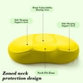 thumbnail image 4 of Foam Sleeping Pillow with Slow Bounce Memory Foam | Contoured Neck Support Pillow for Sleeping | Ergonomic Cushion for Head and Neck Protection | Versatile Support Pillow for Home, Bed, and Sofa Use, 4 of 6